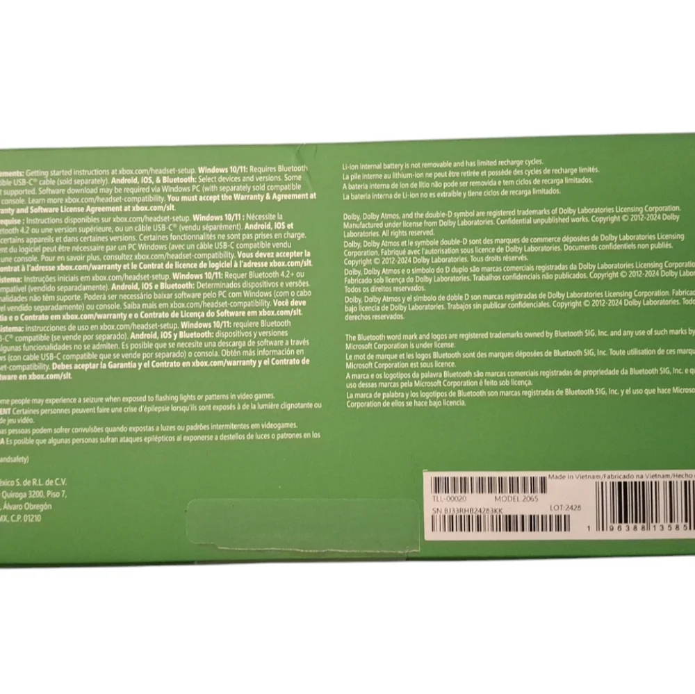 NWT XBOX WIRELESS/BLUETOOTH HEADSET 🛜🎧 - Picture 3 of 4